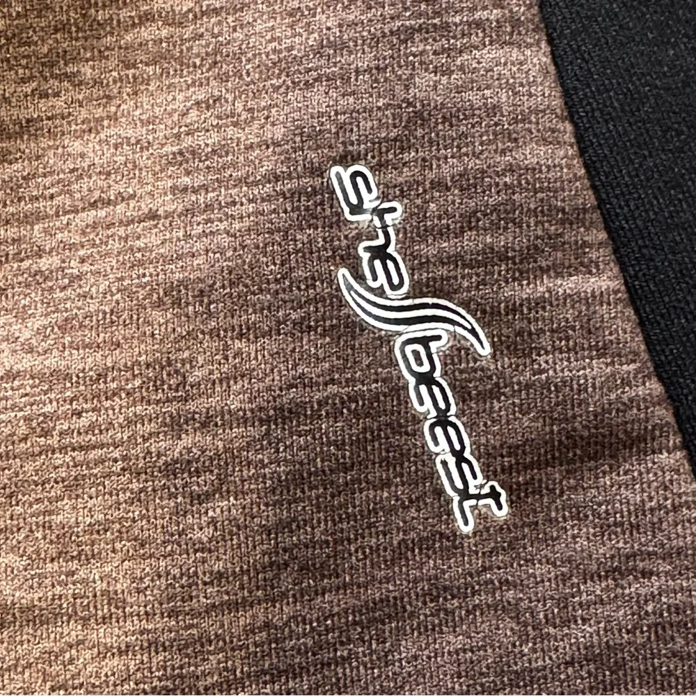 Shebeest Brown/Black Women's Long Sleeve 1/2 Zip Bike Jersey XL - Picture 7 of 9